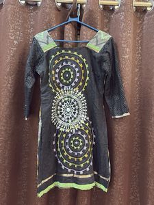 Heavy embroidery Kurti pant duppata set