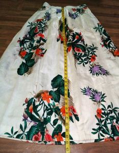 Floral Print Maxi Skirt