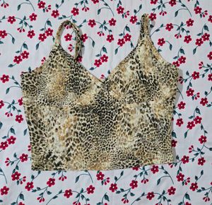 Leopard Print Crop Top