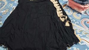 Elegant Black Embroidered Kurta