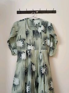 Light Green Printed Kurta