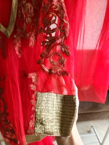 Heavy Gown With Jacket And Dupatta