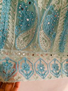 Embellished Mint Green lehanga