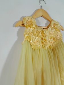 Gold Yellow Frock (Girl's)