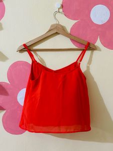 Vibrant Orange Cami Top