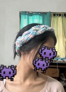 Multi Purpose Crocheted Pastel Scarf
