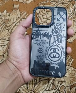 I Phone 13 Pro Black Mirror Cover Premium Look
