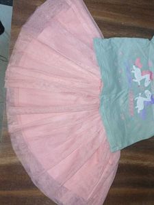 Cute Unicorn skirt Set