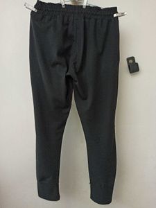 2psc Premium Unisex Black Mesh-Panel Track Pants