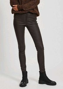 Stylish Coated Denim Jeans Pants
