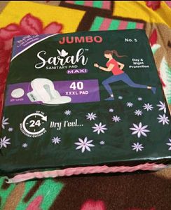 Senitary Pad 40 Pack With Free Delivery