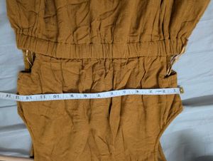 Women's Casual Brown Midi Dress