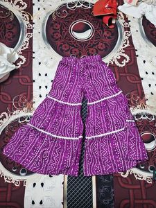 Purple Bandhani Print Dress