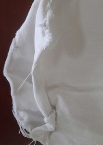 NUON White Denim Shorts