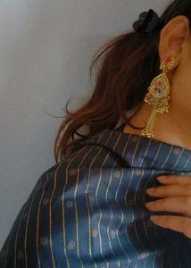 Boho Multi-Color jhumka Earrings (4 pair combo)