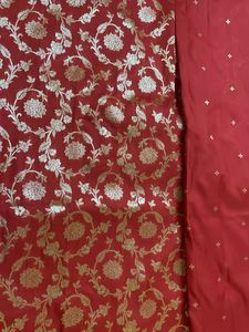 Elegant Red Banarasi Silk Saree