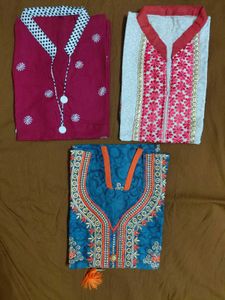 Elegant Embroidered Kurta Combo Offer!