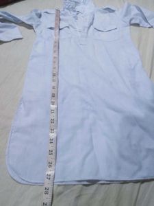 Boys White Ethnic Kurta Set