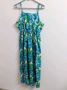 New Boho Floral Print Maxi Dress