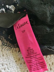 La senza Black Lace Trim Bralette