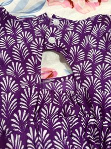 Purple Girls' Romper (2-4 Years)