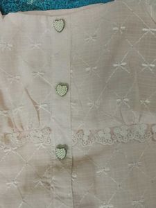 Cute Puff Sleeve Button-Up Top
