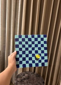 Handmade Checkered Duck Art