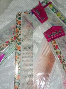 Floral Print Hair Combs