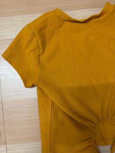yellow mustard tokyo talkies top
