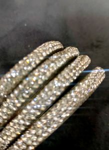 Sparkling Crystal Bangles Set
