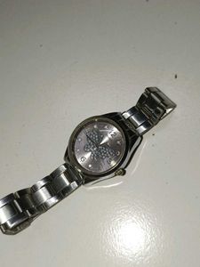 Women's Silver Butterfly Watch