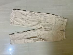 Beige Cargo Pants