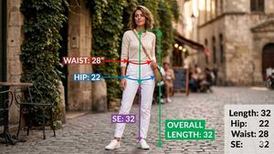 Brand new Chic Women's White Slim Fit Pants