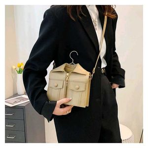 Cute Jacket Shaped Crossbody Bag - 2