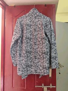 Women's Stylish Printed Open Front Jacket