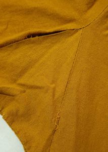 Women's Ethnic Mustard Kurta and Pants Set