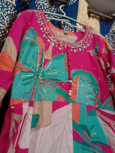 Pink Ethnic frock Set💓