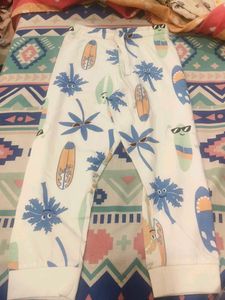 Tropical Print Baby Pants
