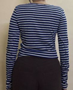 Striped Long Sleeve Top