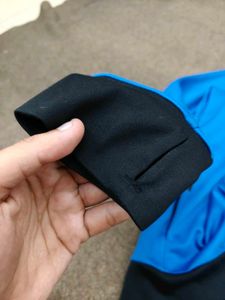 Adidas Blue Zip-Up Hoodie