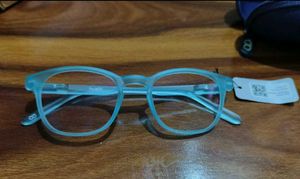 Blue Tinted Eyeglasses with Case