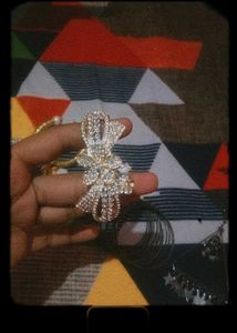 Girls 3 Hand Bracelets, Silver Bangles &amp; Earrings