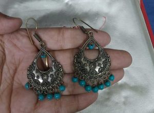 Bohemian Style Turquoise Earrings