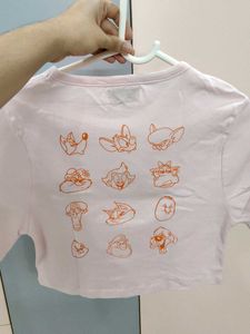 FYK Baby Pink cropped top