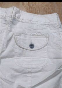 Casual White Shorts