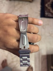 BeatXp evoke neo silver smart watch.