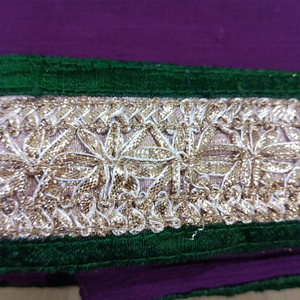 purple ombre saree