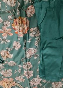 Floral Print Kurta Set