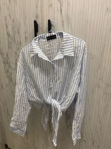 crop sparkle shirt