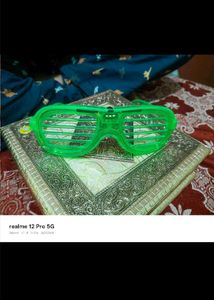 Neon Green funky Shutter Shades